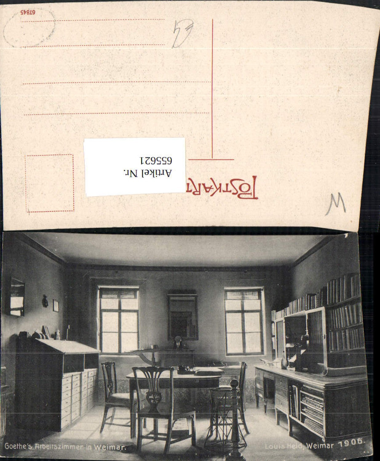 655621, Weimar Goethe Study Interior