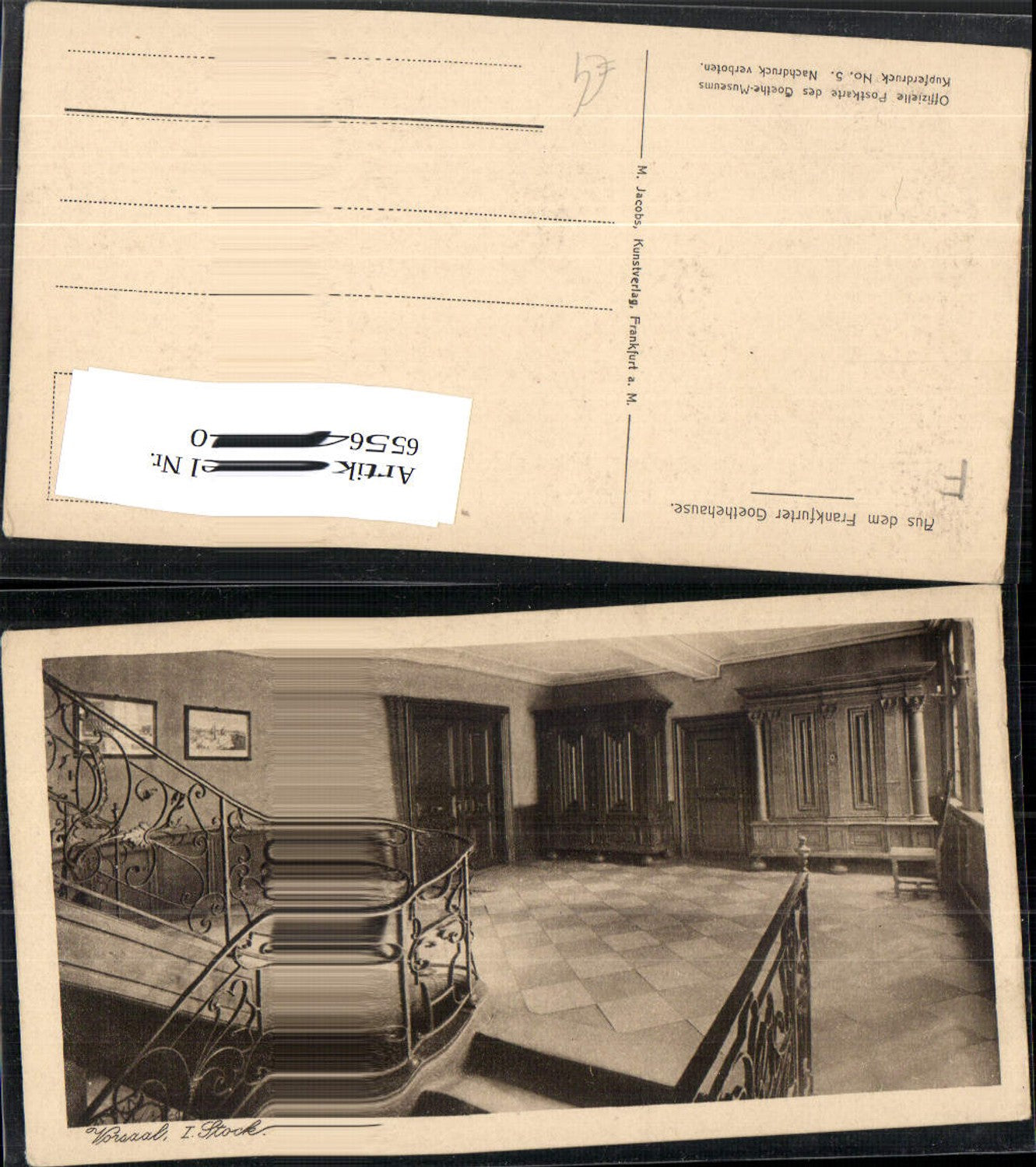 655640,Frankfurt Goethehaus Vorsaal Interieur