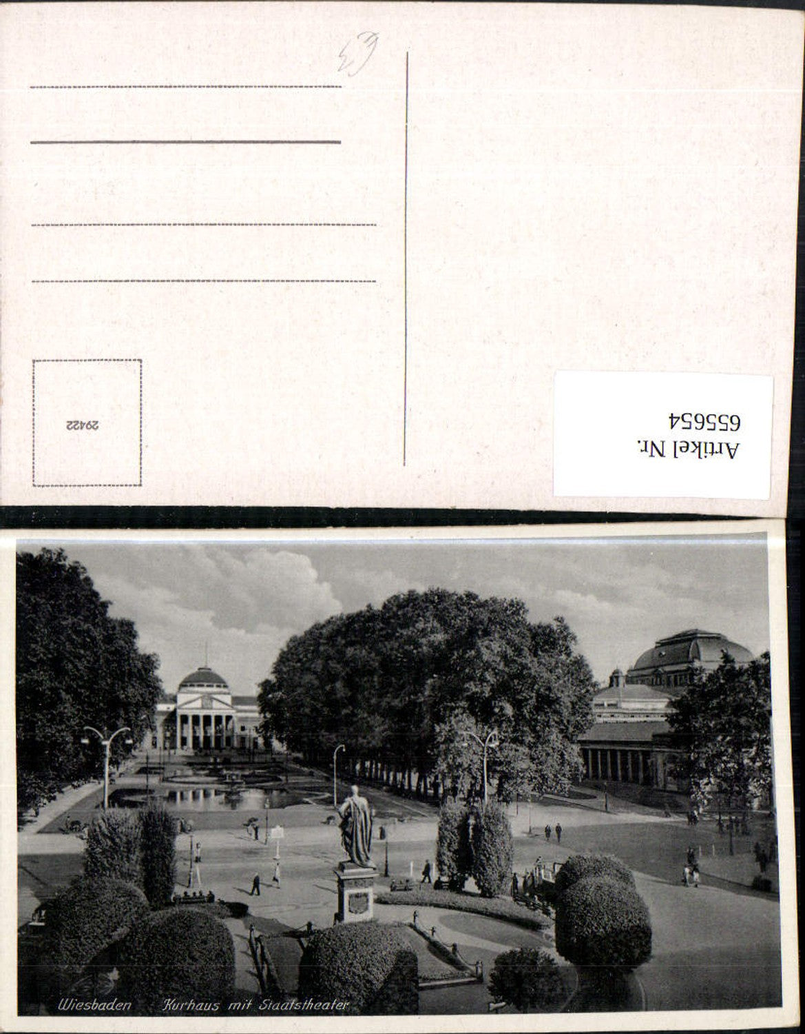 655654,Wiesbaden Kurhaus mit Staatstheater Theater