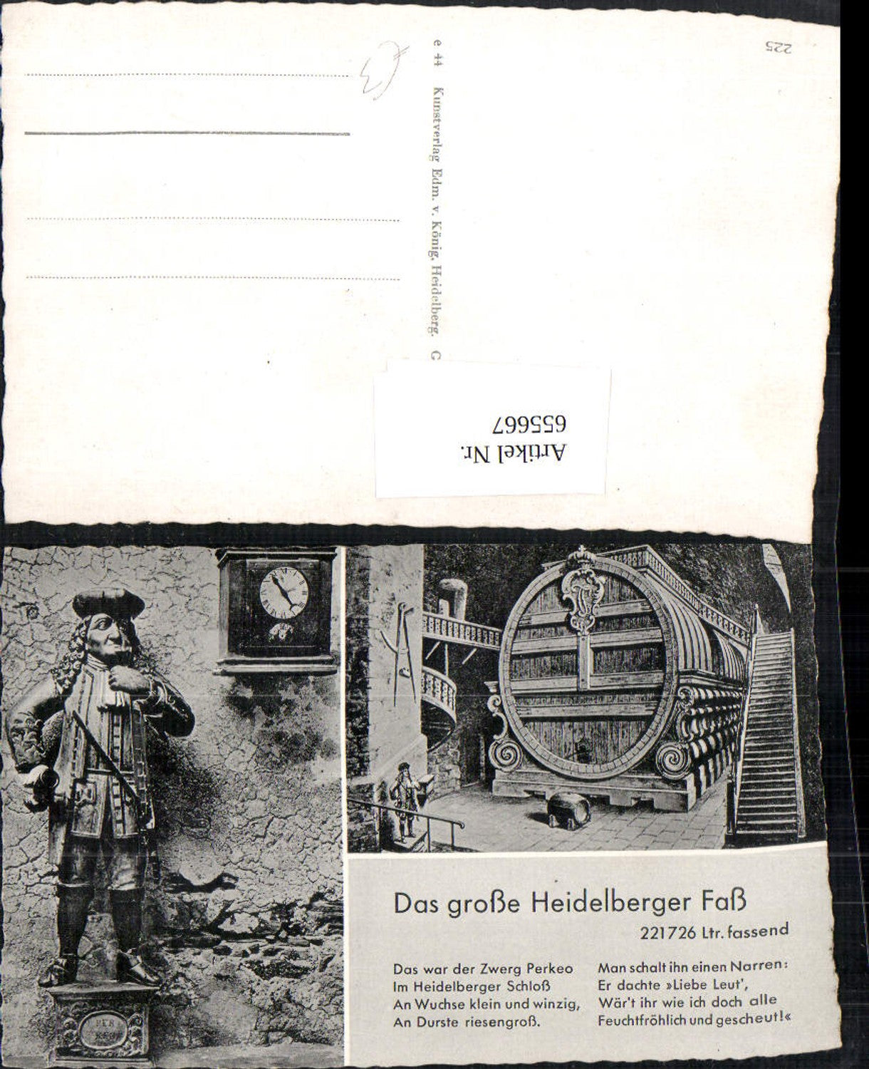 655667,Mehrbild Ak Heidelberg Heidelberger Faß Wein Statue