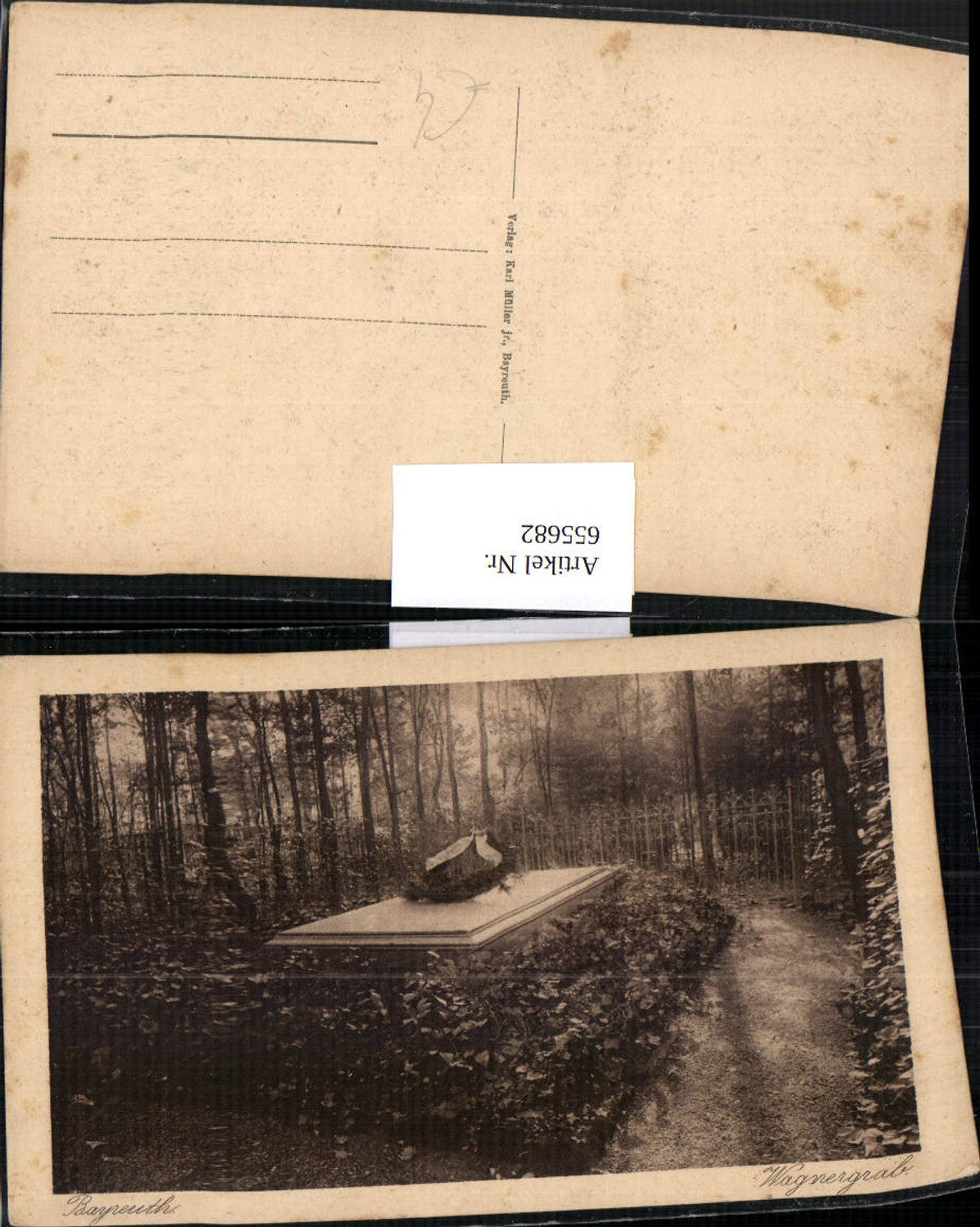 655682,Bayreuth Wagnergrab Grab Richard Wagner Komponist