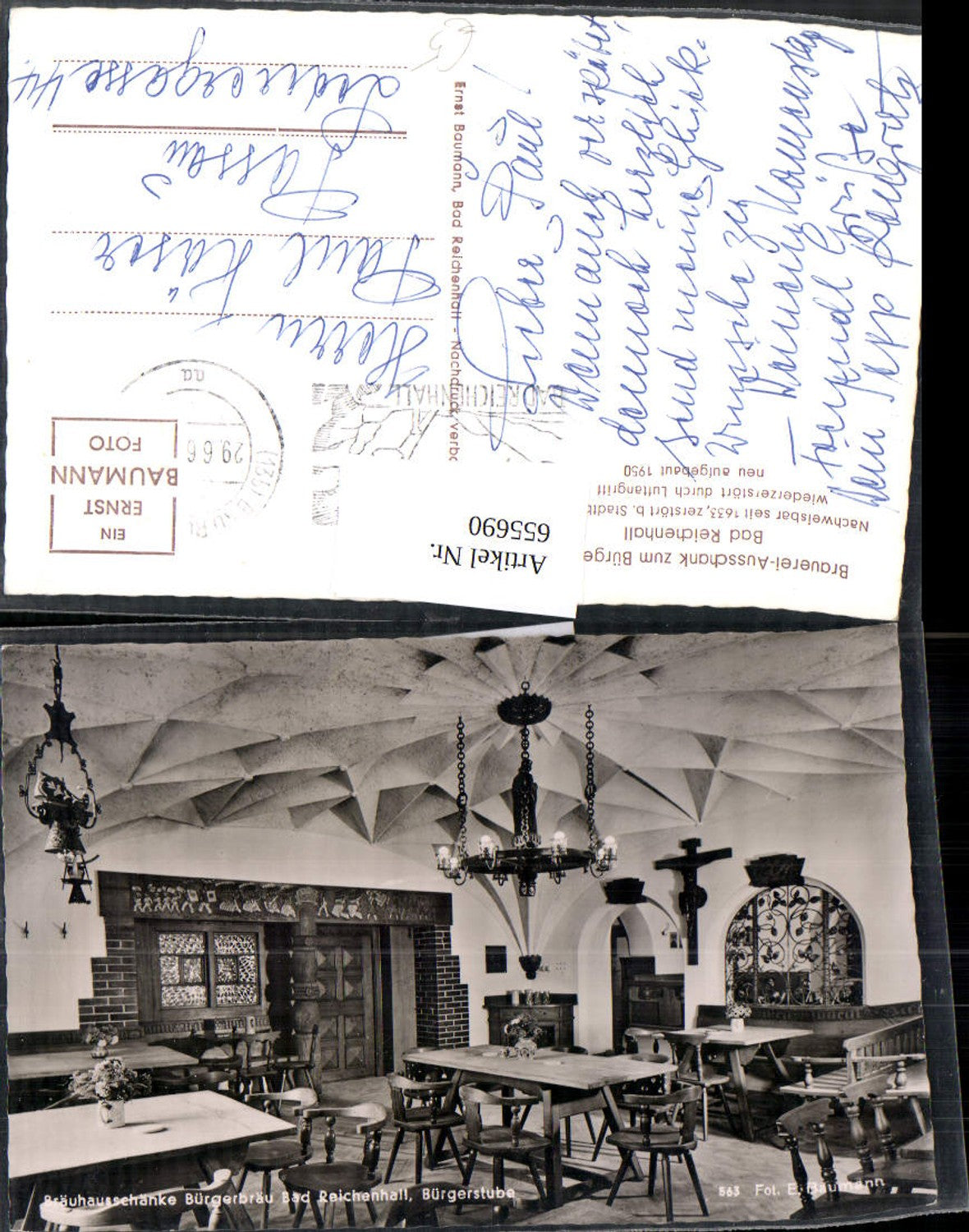 655690,Bad Reichenhall Brauerei-Ausschank im Bürgerbräu Bier Bürgerstube
