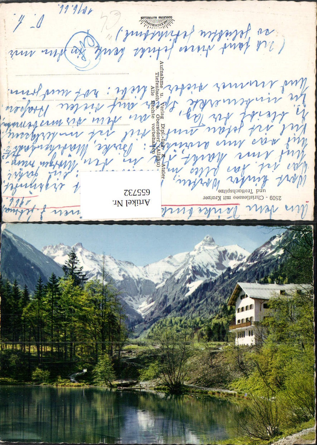 655732,Oberstdorf Christlessee mit Kratzer u. Trettachspitze