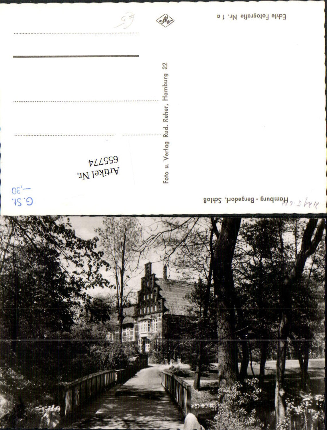 655774,Foto Ak Hamburg Bergedorf Schloss