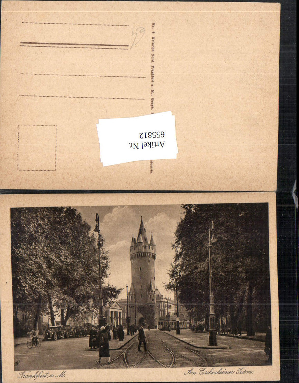 655812,Frankfurt a. Main Am Eschenheimer Turm