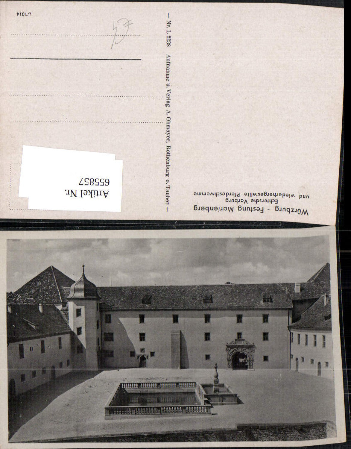 655857,Würzburg Festung Marienberg Echtersche Vorburg