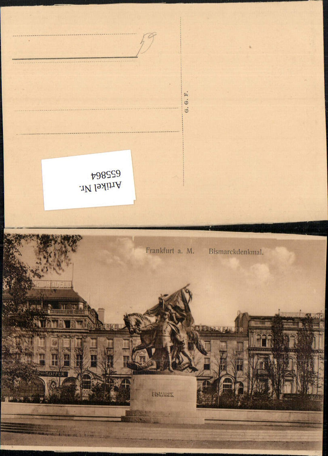 655864,Frankfurt a. Main Bismarkdenkmal