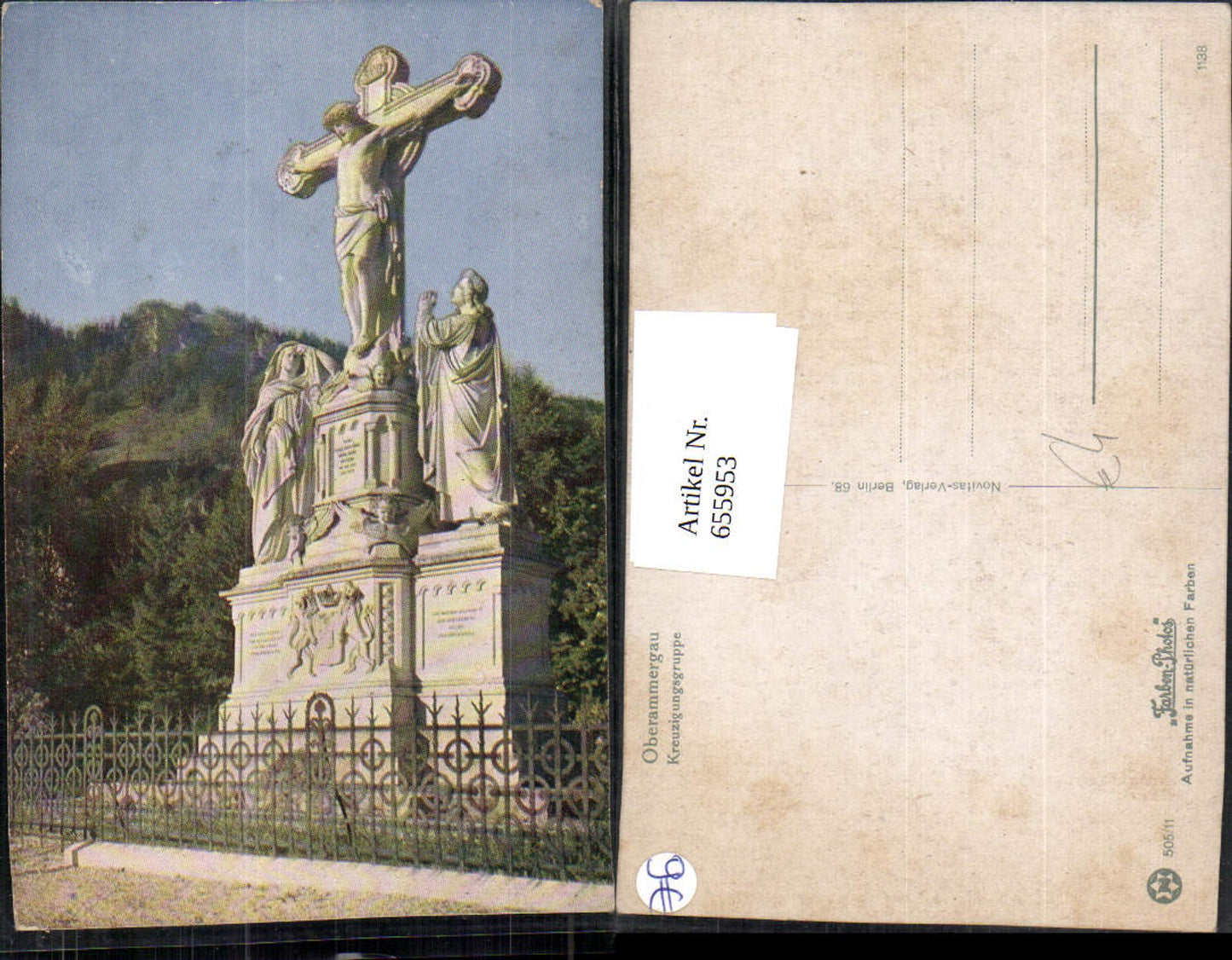 655953,Oberammergau Kreuzigungsgruppe Kreuz