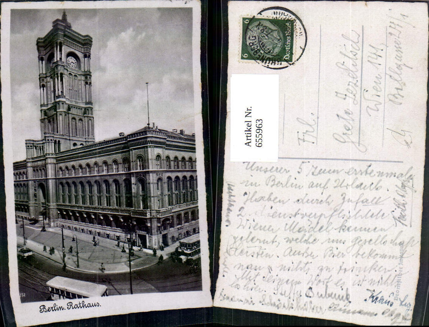 655963,Berlin Rathaus Straßenbahn