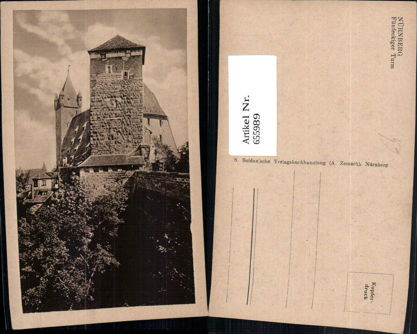 655989,Nürnberg Fünfeckiger Turm