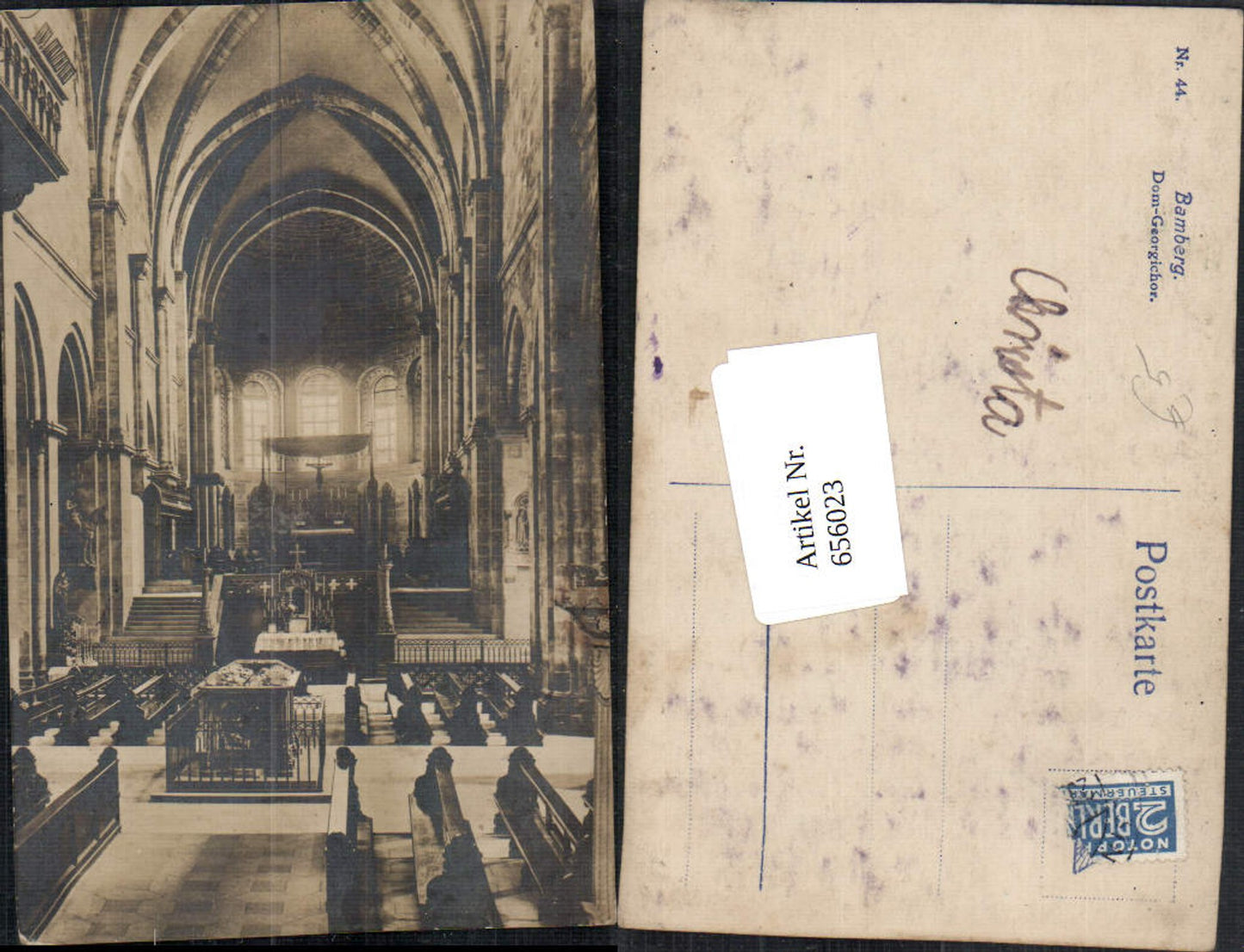 656023,Bamberg Dom Georgichor Innenansicht