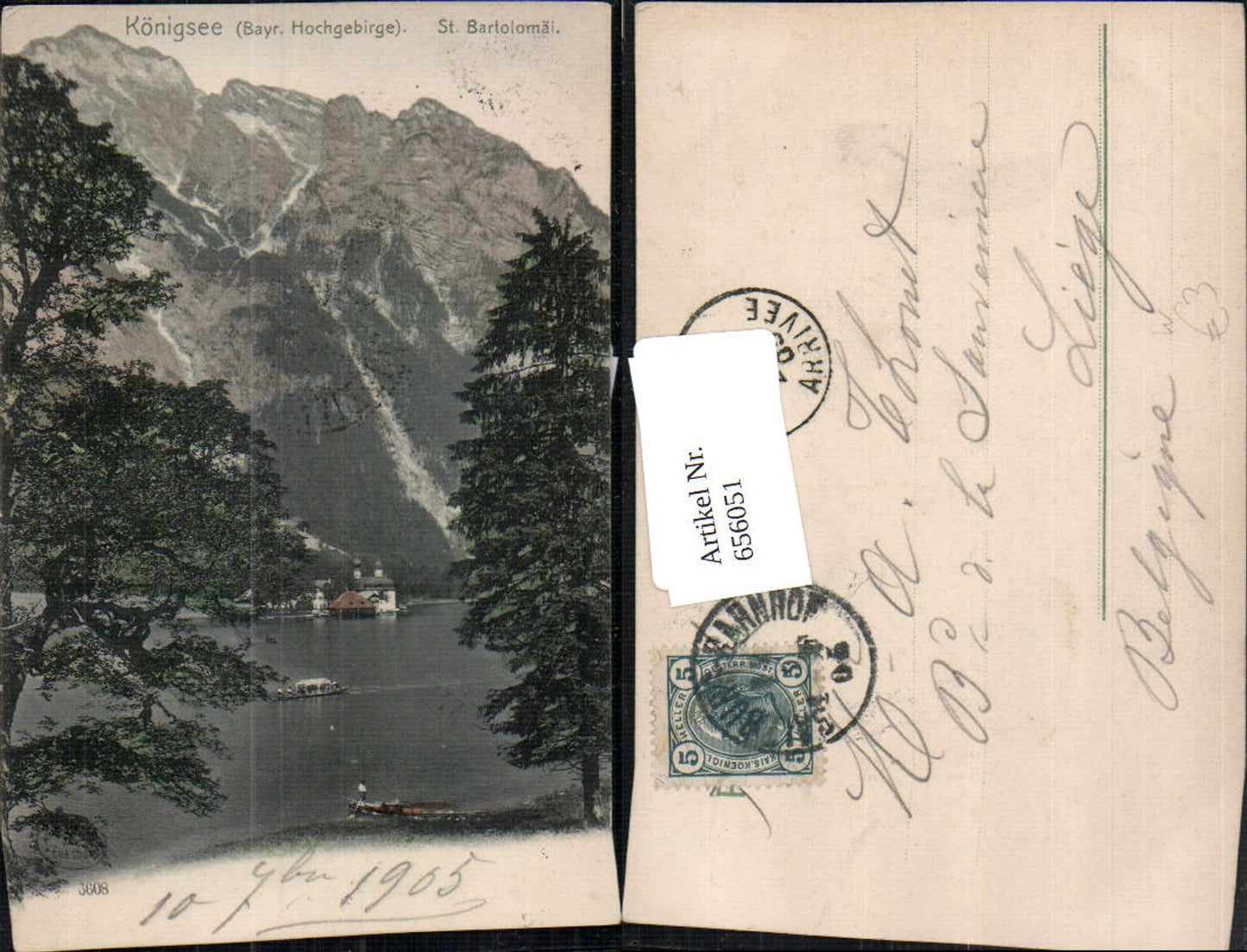 656051,Königssee St Bartholomä Schiff Boot Schönau a. Königssee