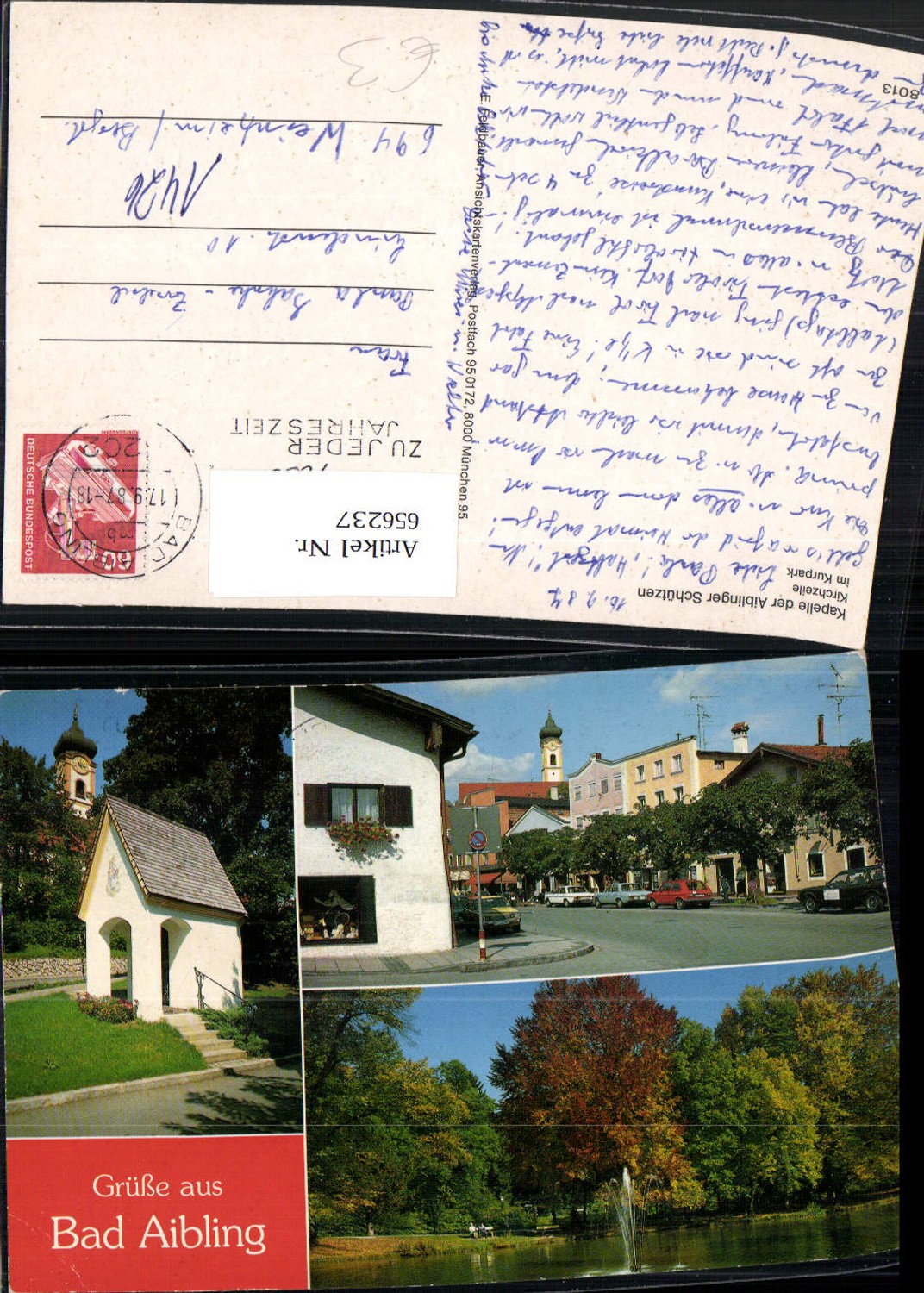 656237,Mehrbild Ak Bad Aibling Kapelle Aiblinger Schützen Kirchzeile Kurpark