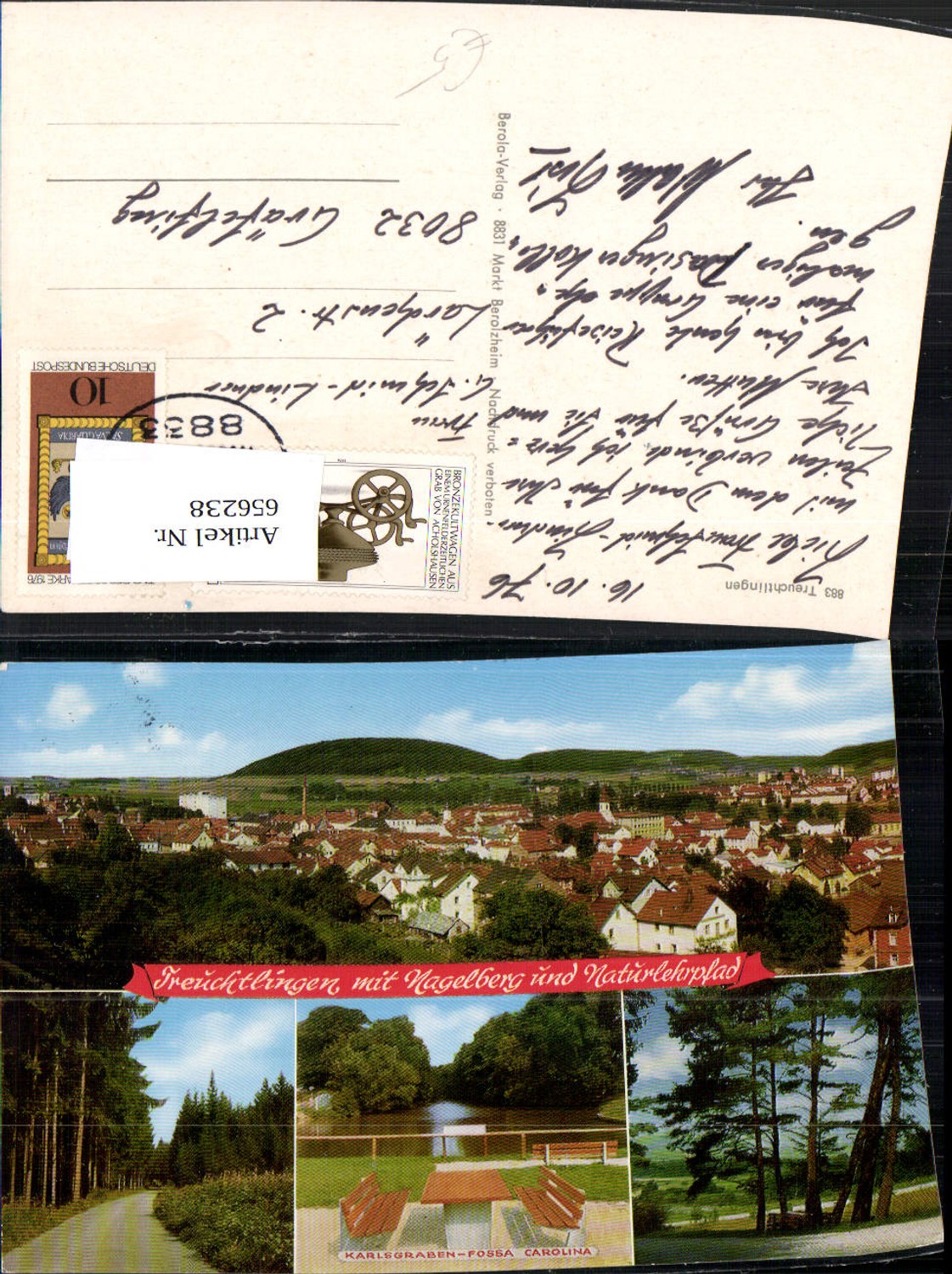 656238,Mehrbild Ak Treuchtlingen mit Nagelberg u. Naturlehrpfad