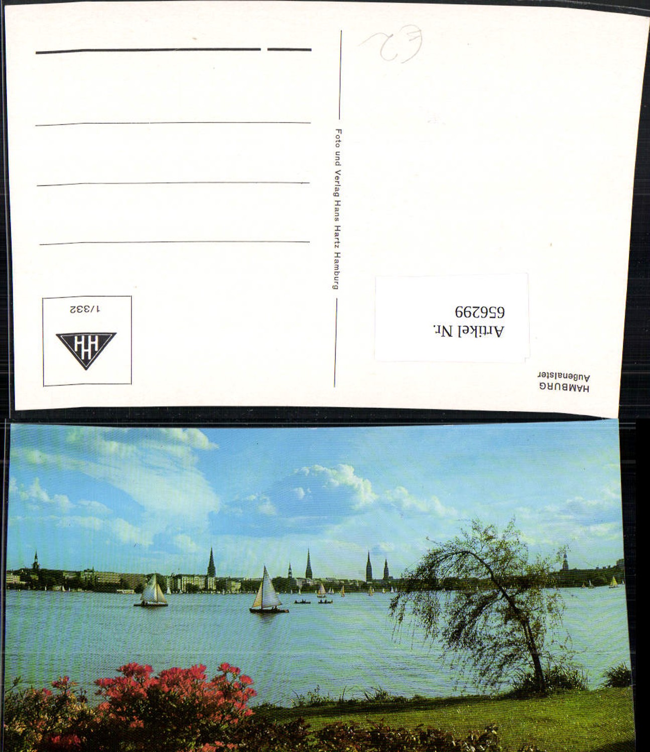 656299,Hamburg Außenalster Segelboote Segeln
