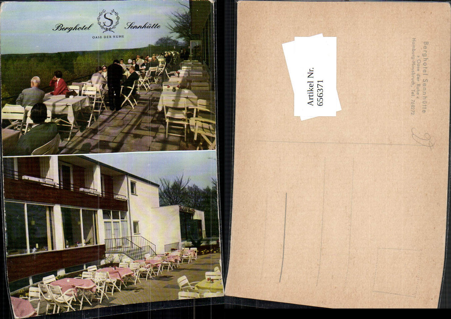 656371,Mehrbild Ak Hamburg Hausbruck Berghotel Sennhütte