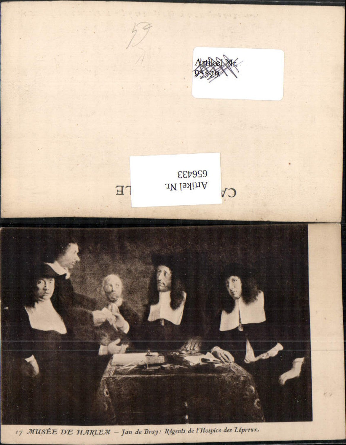 656433,Künstler Ak Jan de Bray Regents de l Hospice des Lepreux Mediziner