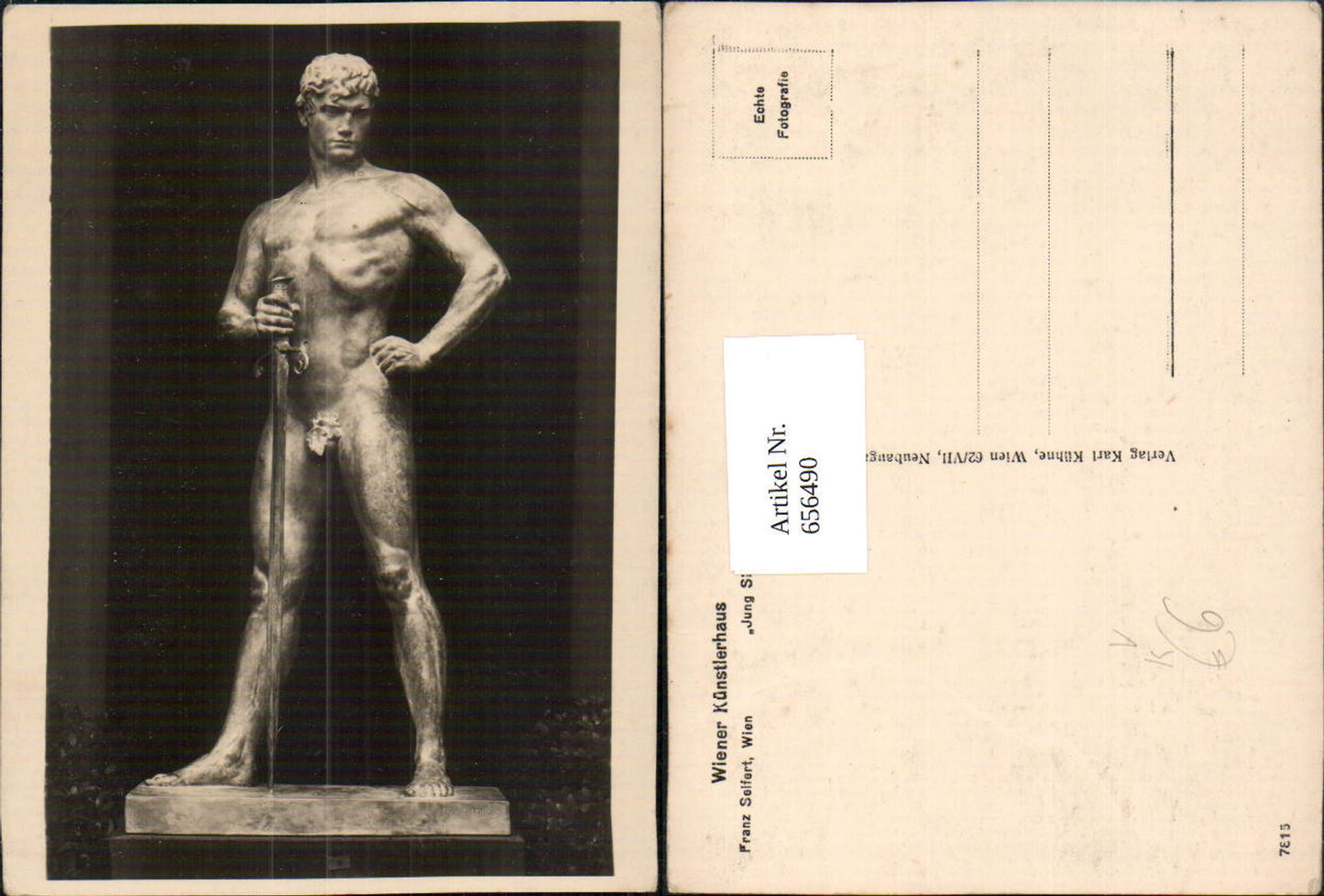 656490,Künstler Ak Franz Seifert Jung Siegfried pub Karl Kühne 7815