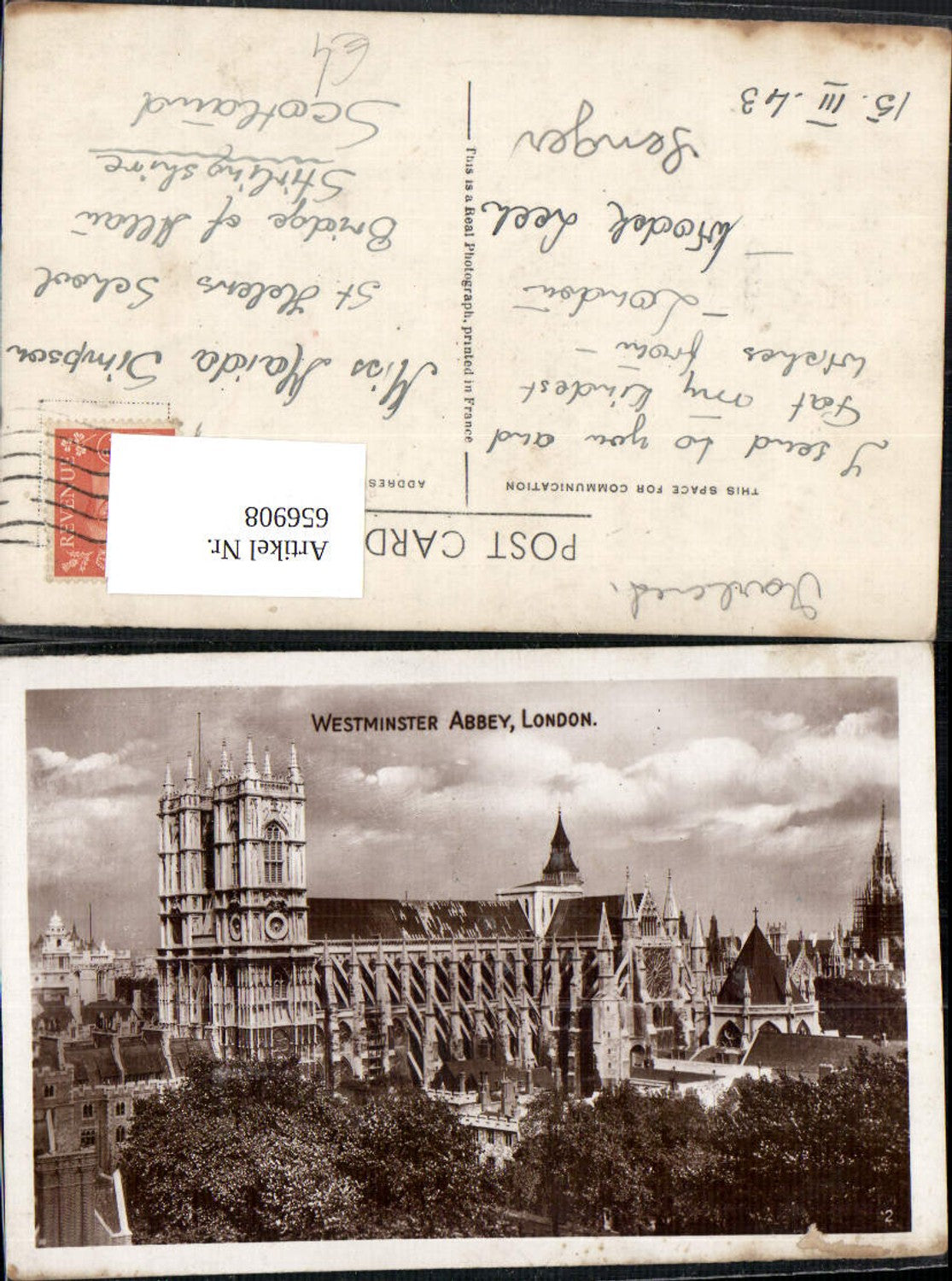 Alte Ansichtskarte – Old Postcard