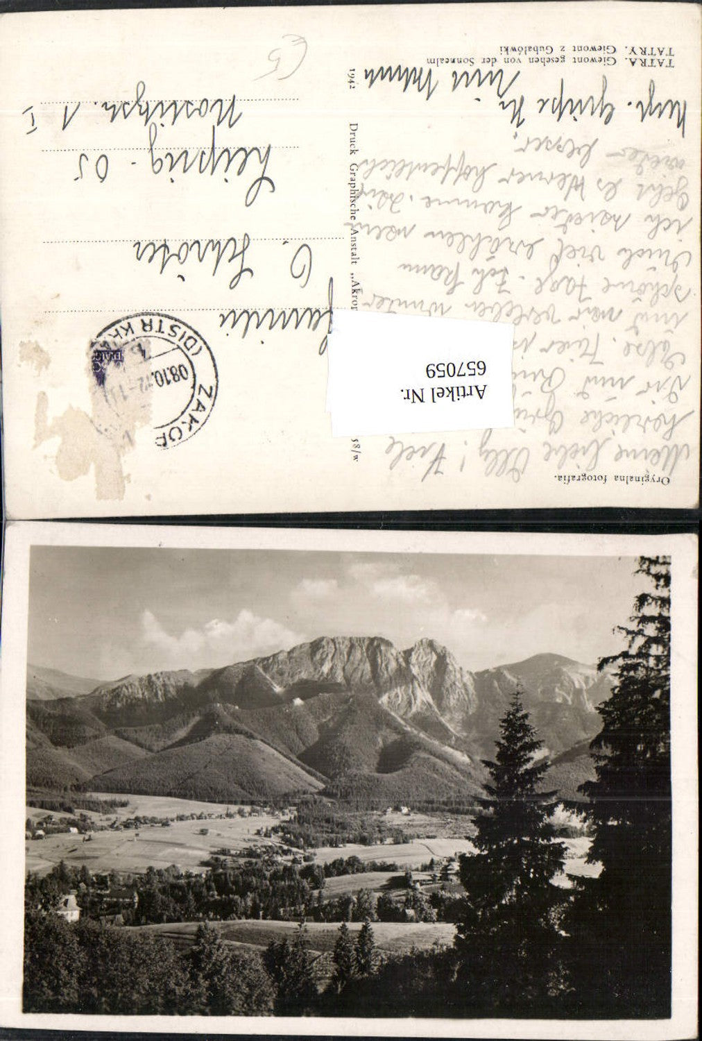 Alte Ansichtskarte – Old Postcard