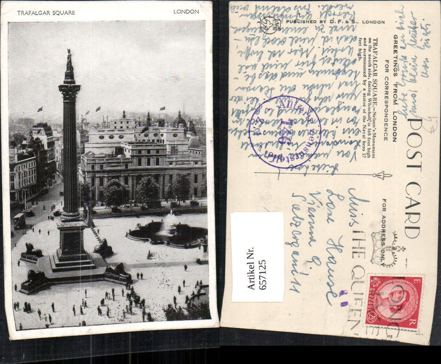 Alte Ansichtskarte – Old Postcard