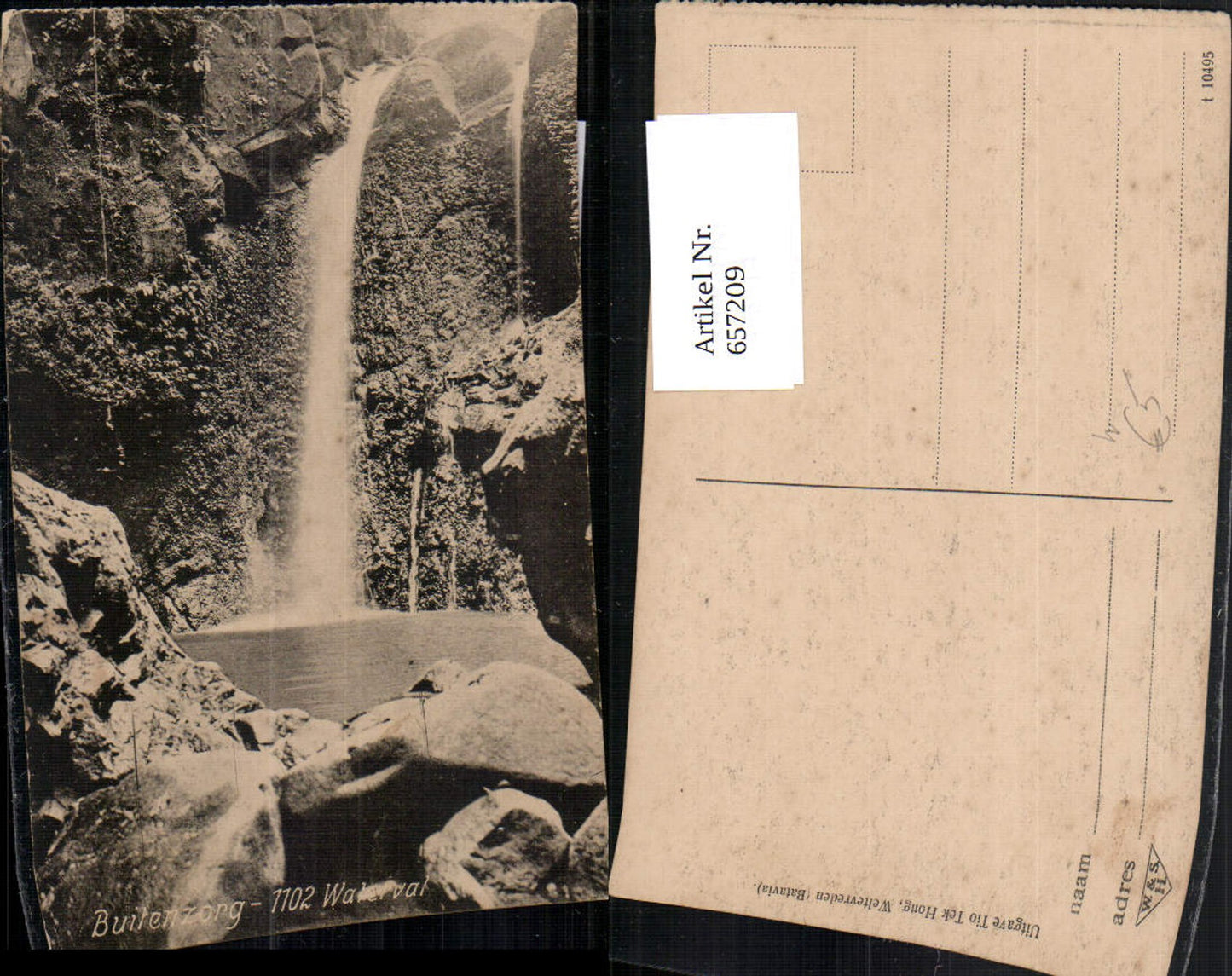 657209,Buitenzorg Walcival Wasserfall Bogor Java