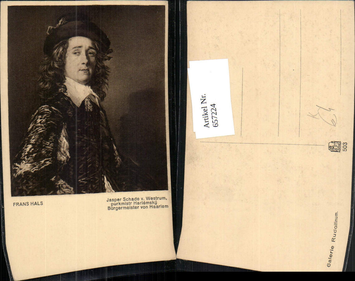 657224,Künstler Ak Frans Hals Jasper Schade v. Westrum Bürgermeister v. Haarlem