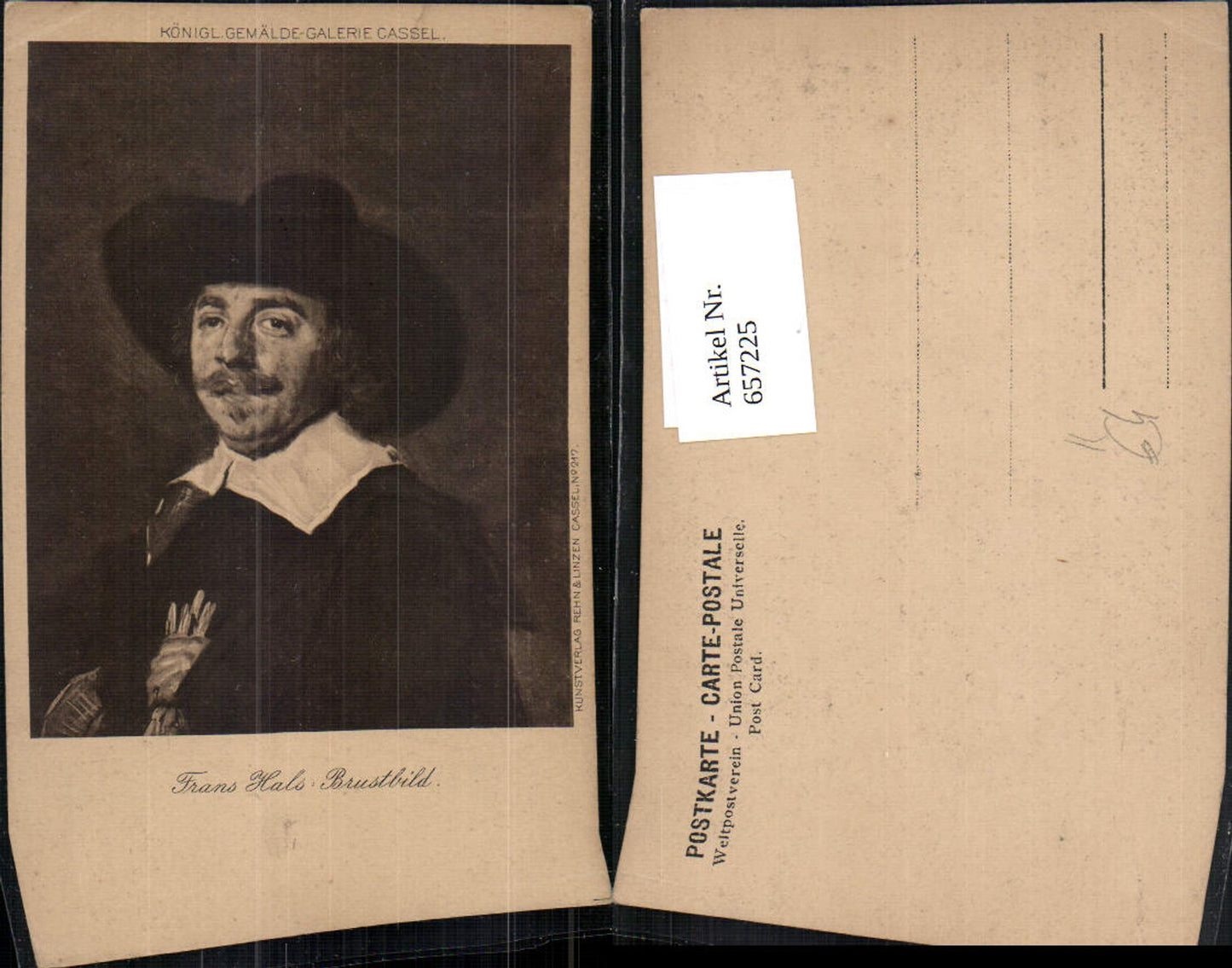 657225,Künstler Ak Frans Hals Brustbild