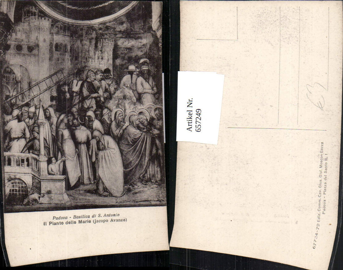 657249,Künstler Ak Jacopo Avanzo Il Pianto delle Marie