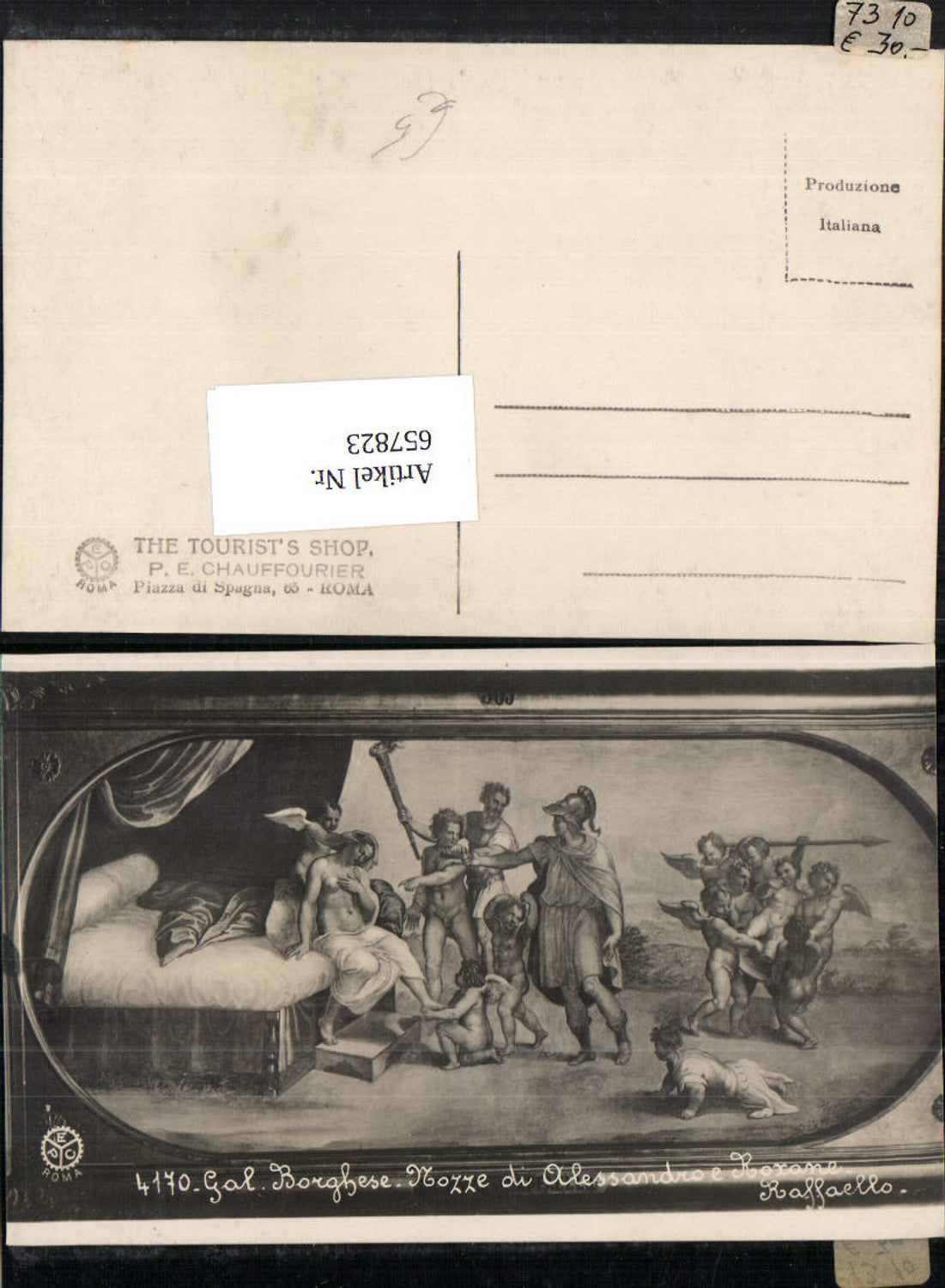 657823,Künstler Ak Raffaello Nozze di Alessandro e Roxane Engel