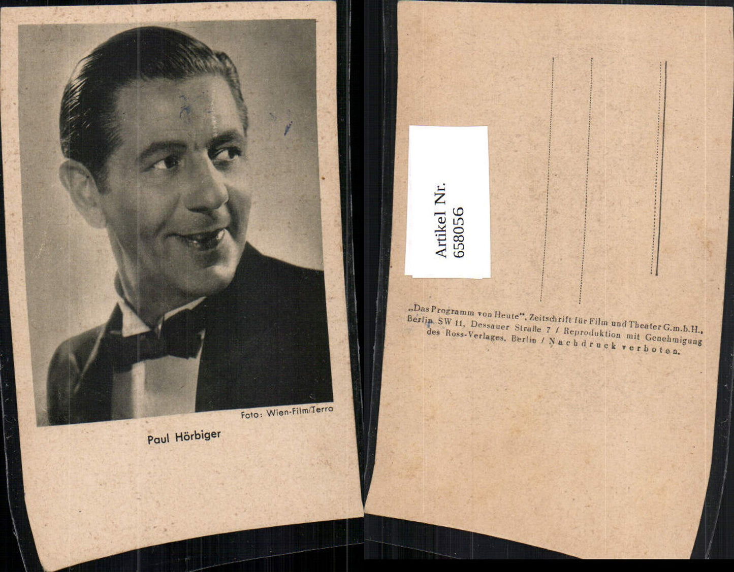 658056,Schauspieler Paul Hörbiger