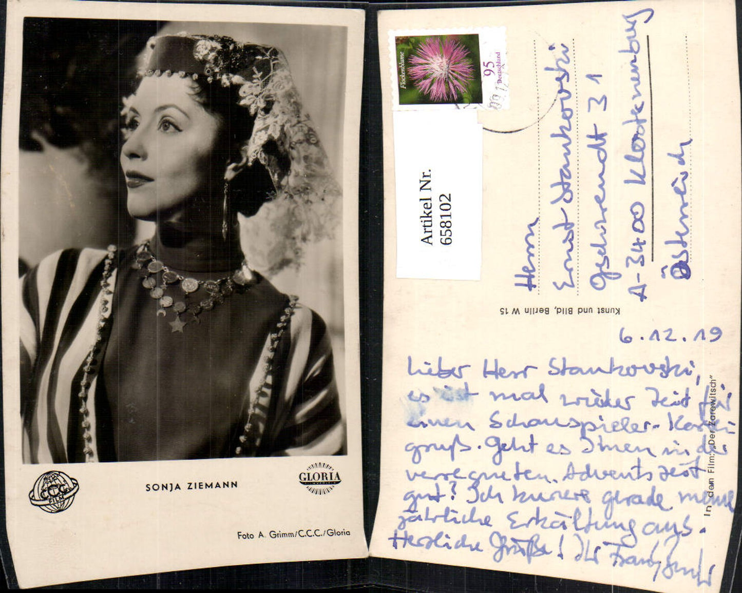 658102,Schauspielerin Sonja Ziemann