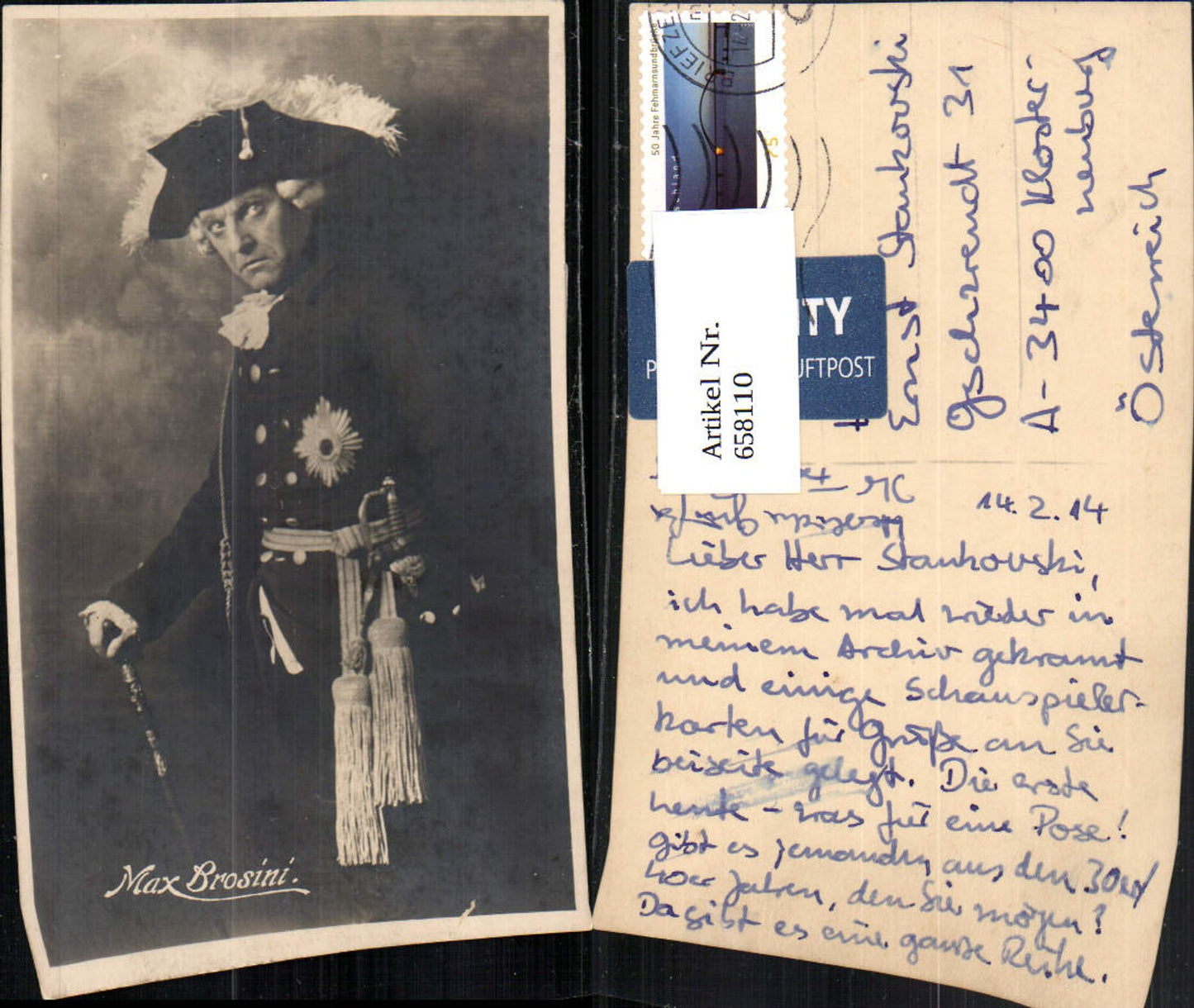 658110,Schauspieler Max Brosini Uniform