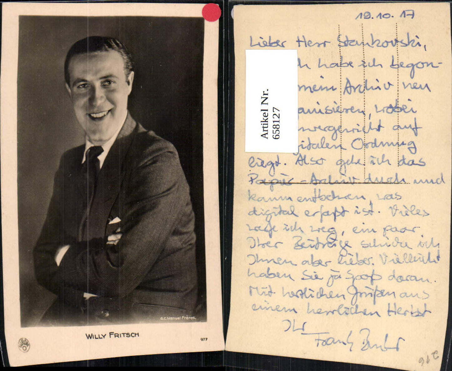 658127,Schauspieler Willy Fritsch