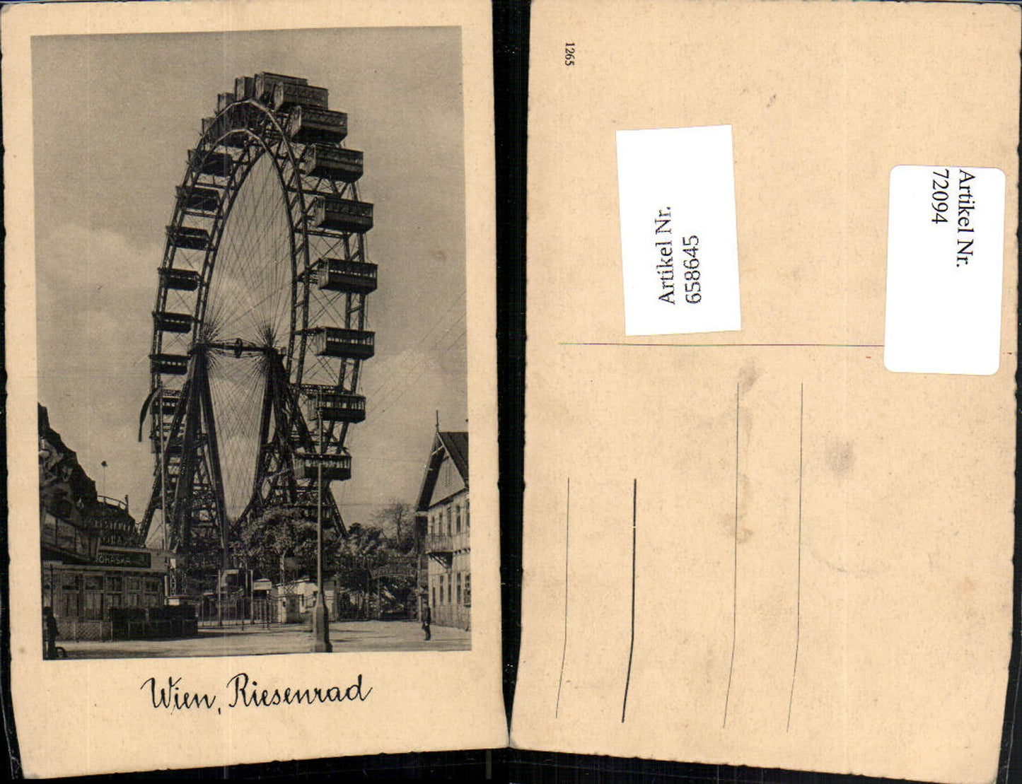 Alte Ansichtskarte – Old Postcard