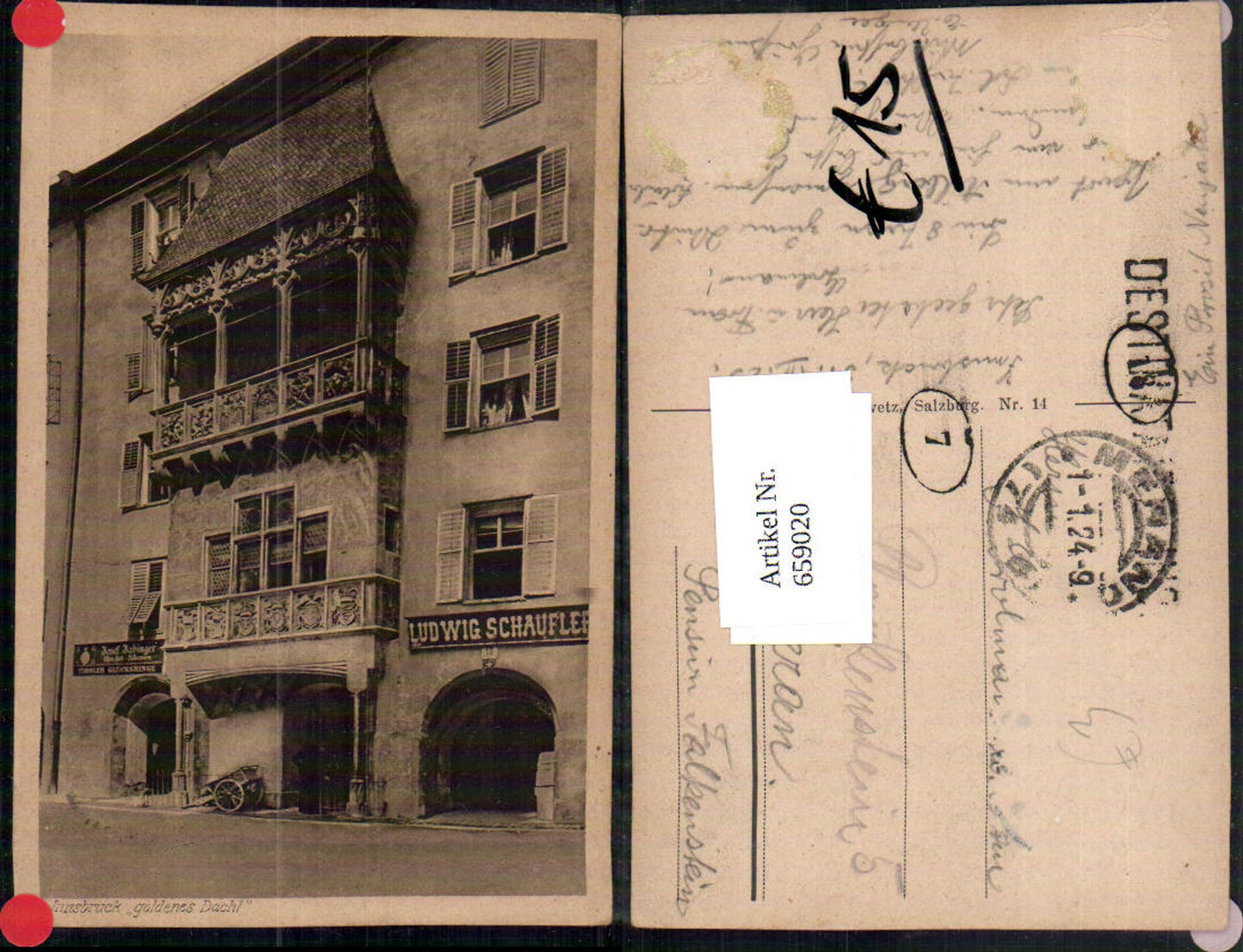 Alte Ansichtskarte – Old Postcard