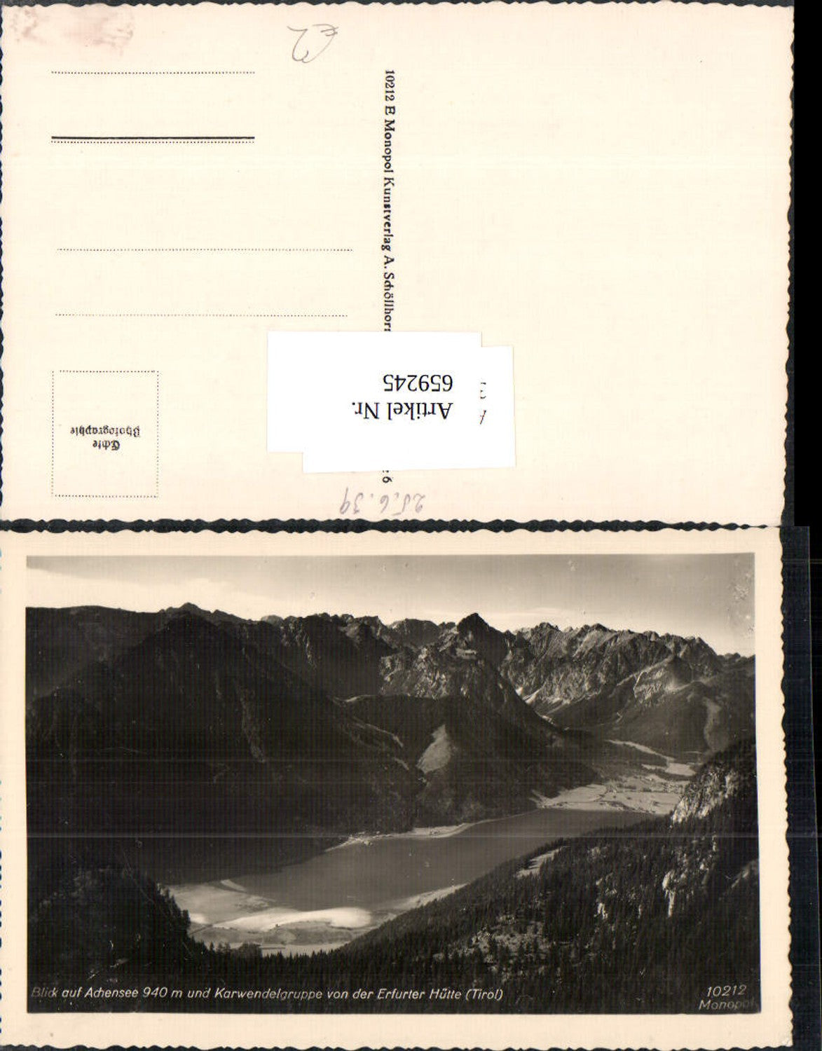 Alte Ansichtskarte – Old Postcard