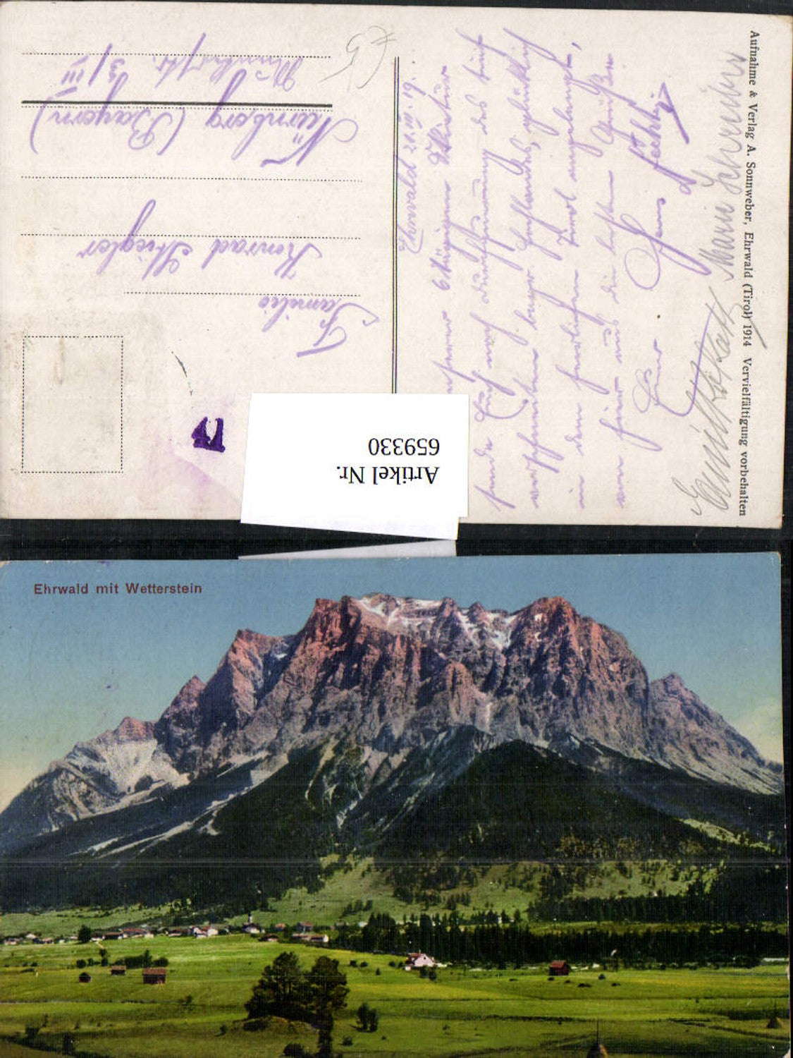 Alte Ansichtskarte – Old Postcard