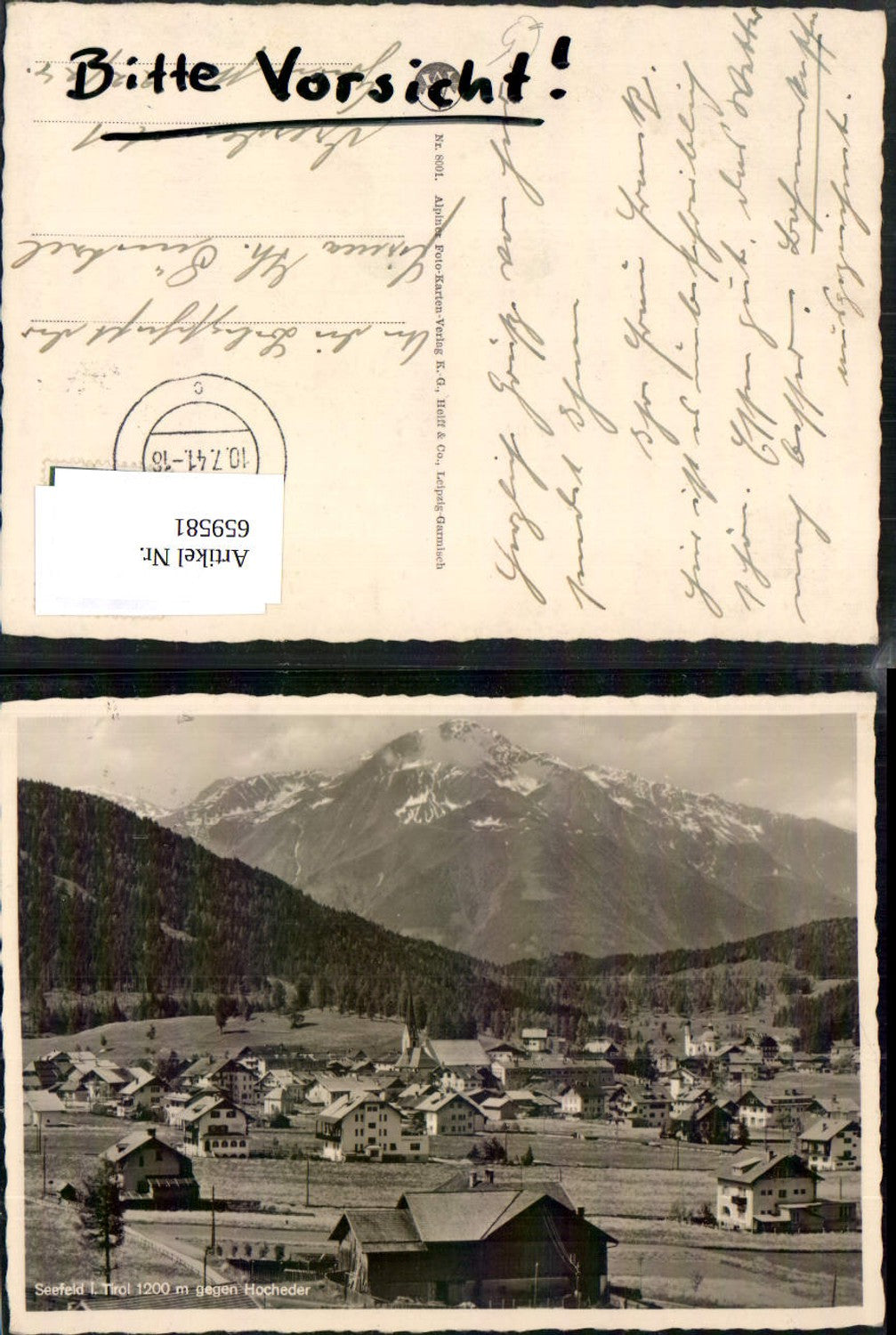 Alte Ansichtskarte – Old Postcard