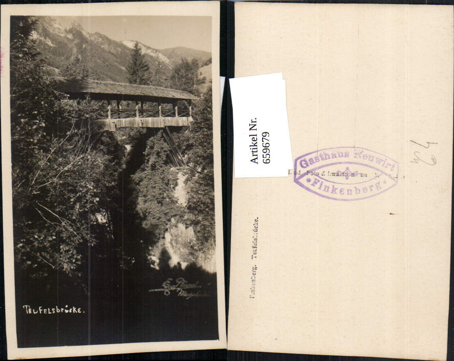Alte Ansichtskarte – Old Postcard