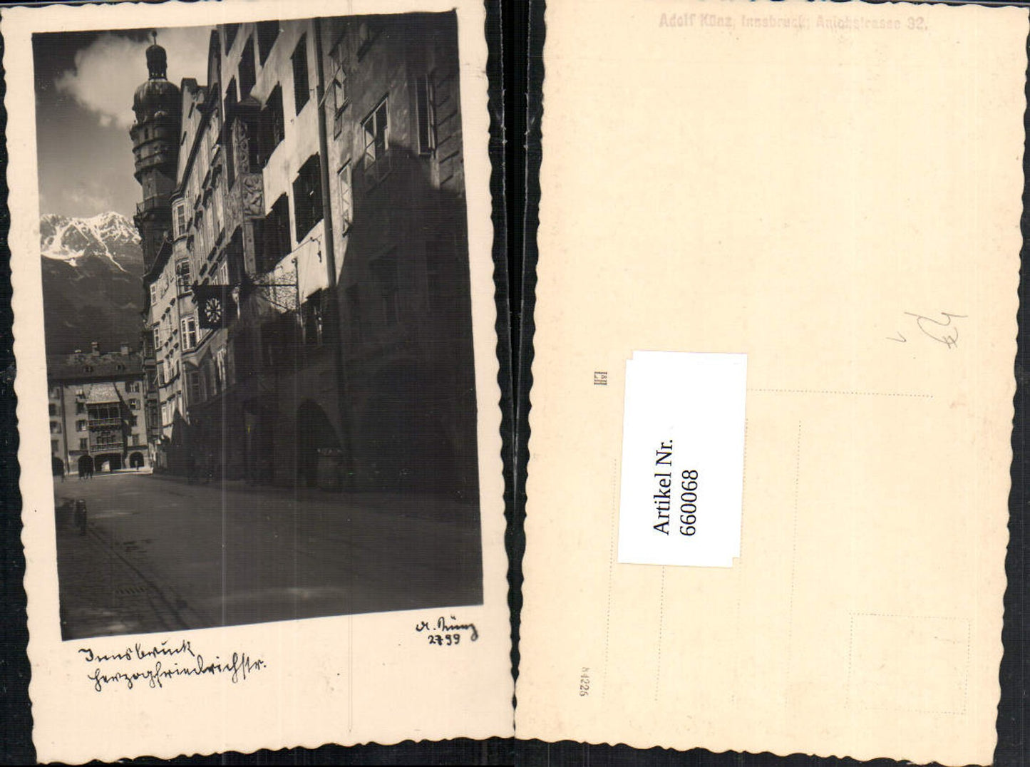 Alte Ansichtskarte – Old Postcard