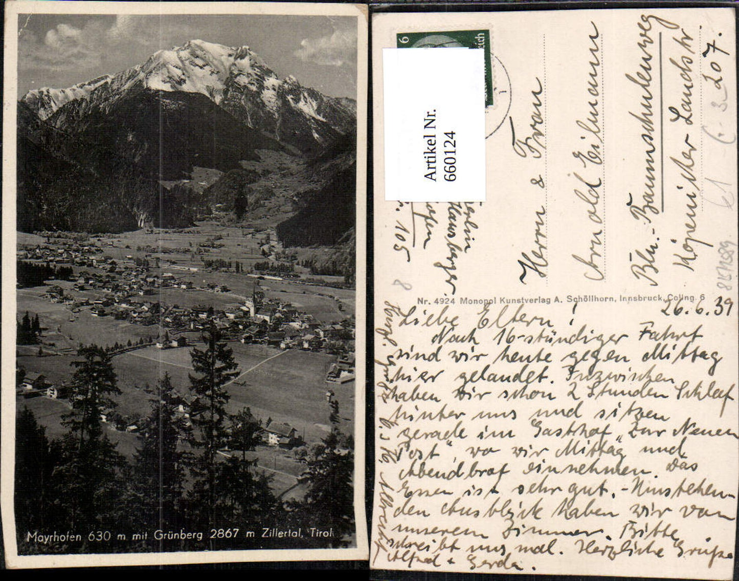 Alte Ansichtskarte – Old Postcard