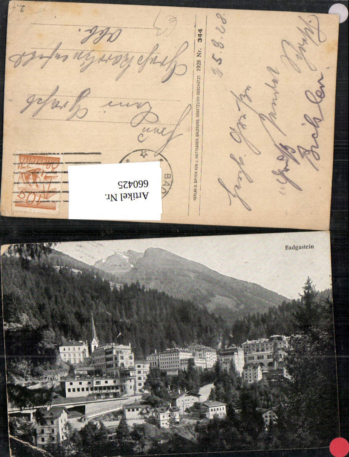 660425,Bad Gastein Ansicht