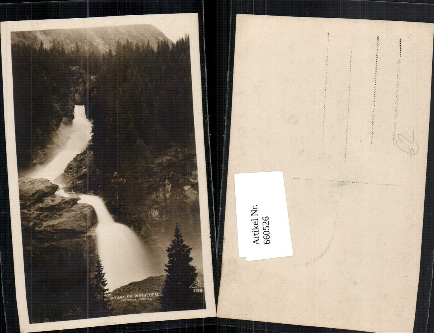 660526,Foto Ak Krimml Krimmler Wasserfall