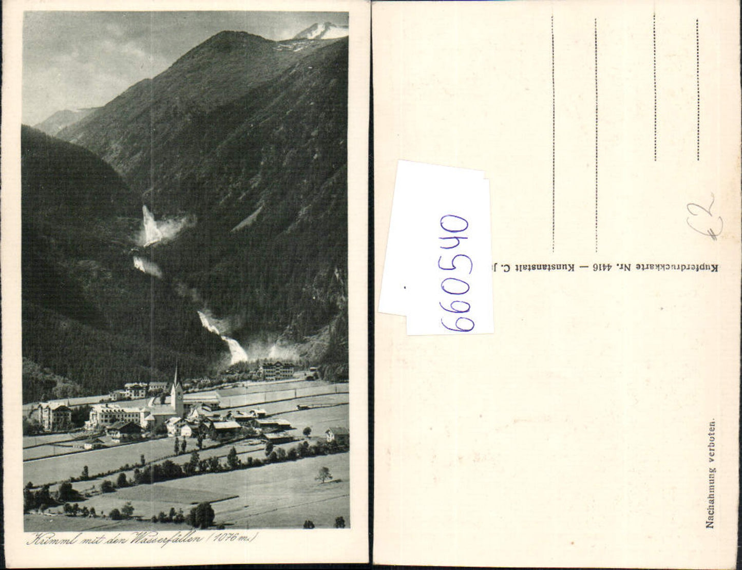 660540,Krimml mit den Wasserfällen