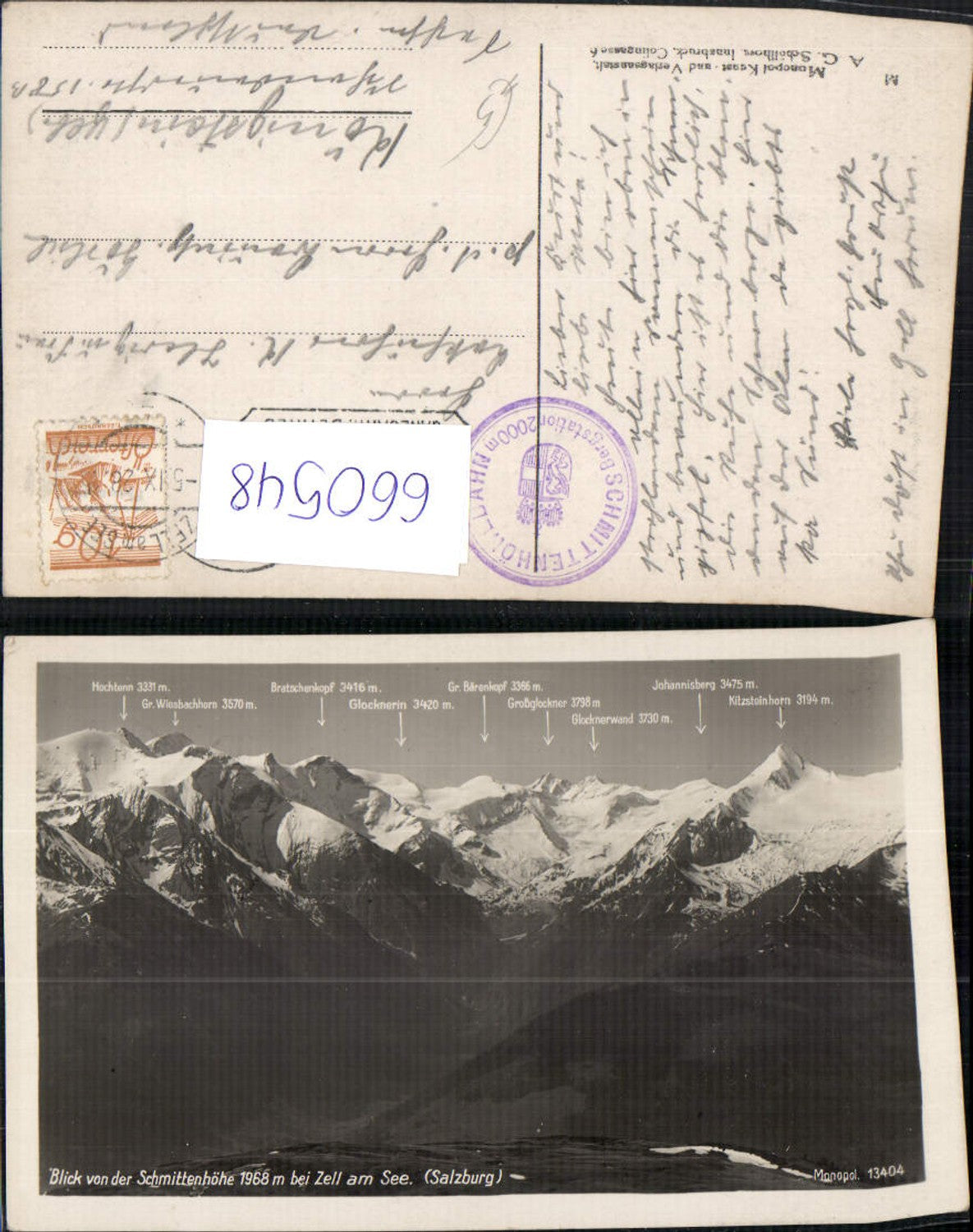 660548,Foto Ak Rauris Seebichlhaus am Sonnblick