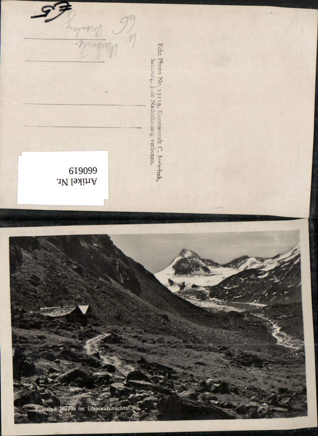 660619,Foto Ak Postalpe im Obersulzbachtal Neukirchen am Großvenediger