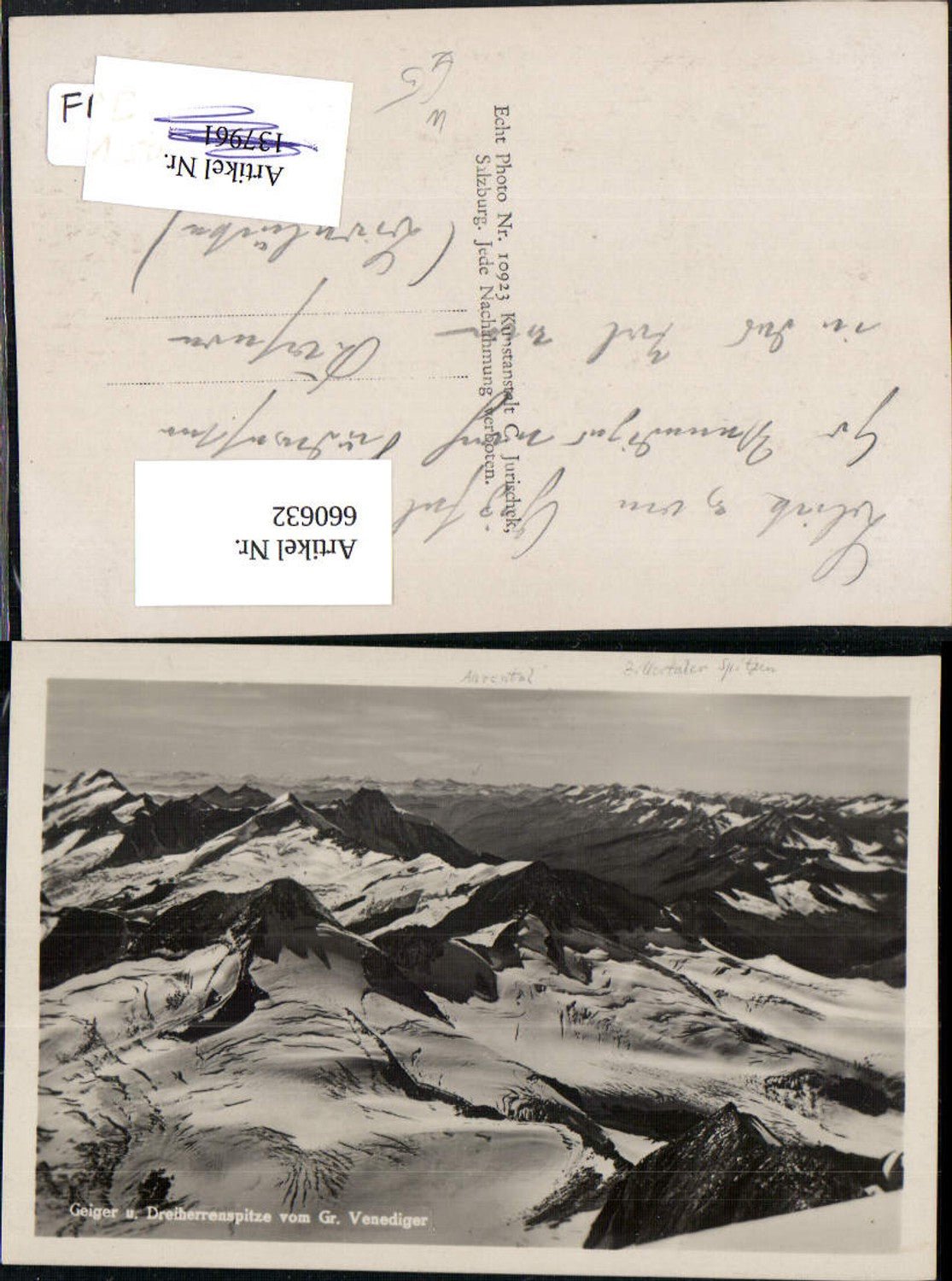 660632,Geiger u. Dreiherrnspitze v. Großvenediger Neukirchen am Großvenediger