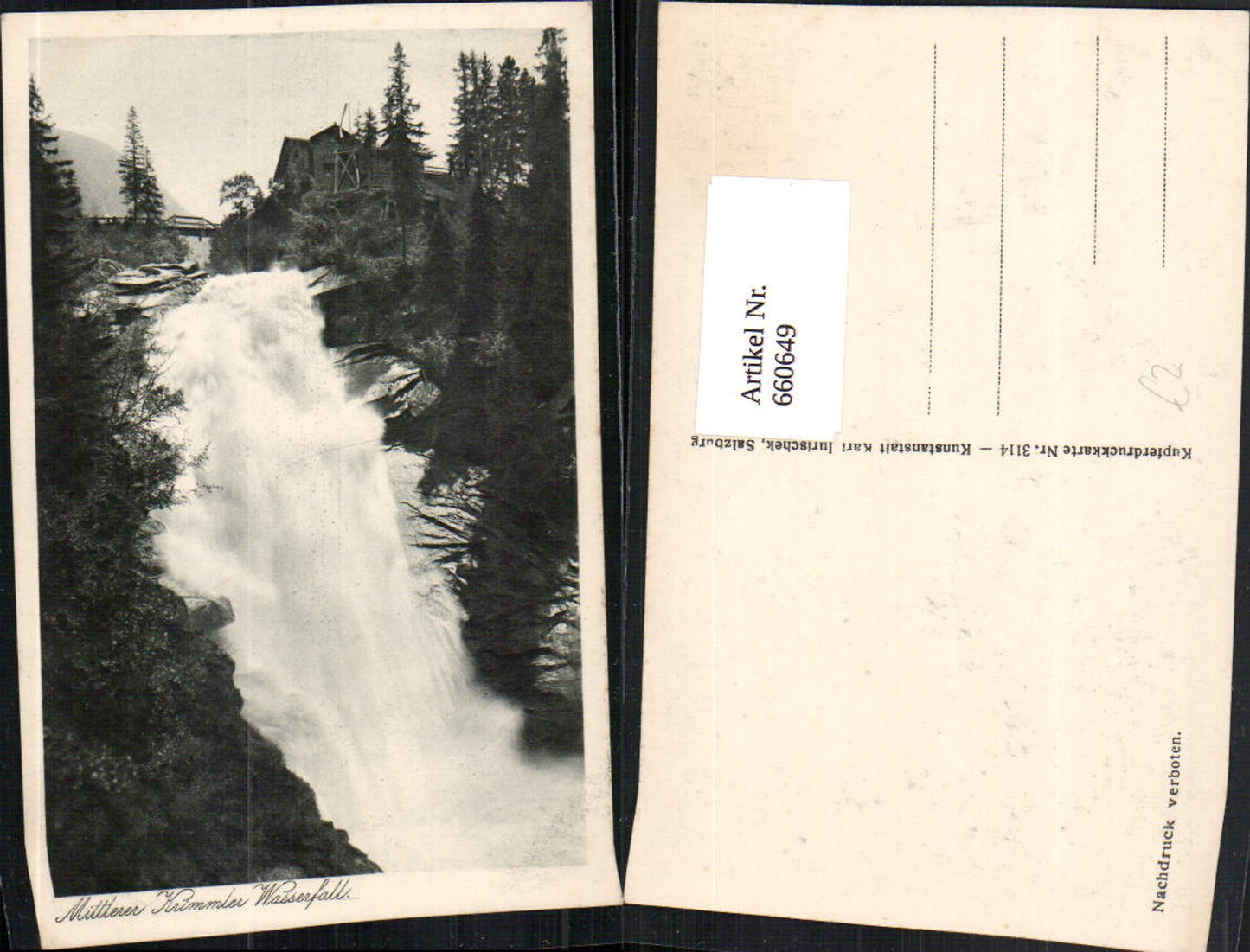 660649,Krimml Mittlerer Krimmler Wasserfall