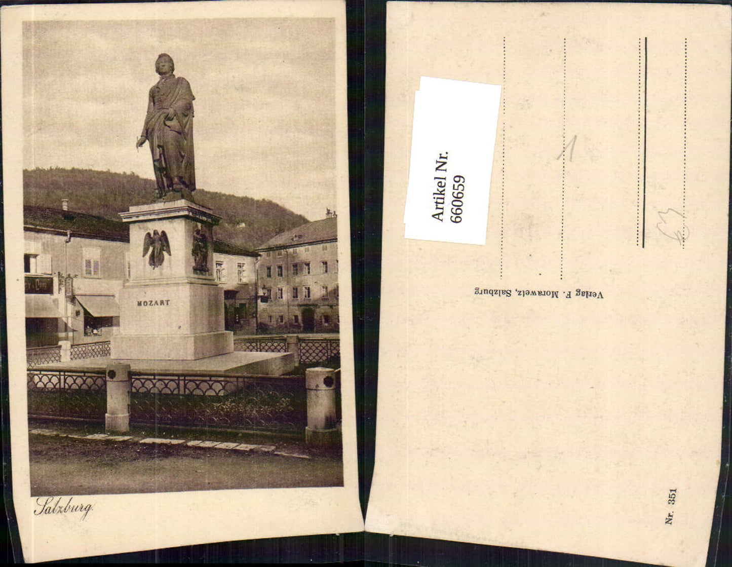 660659, Salzburg Statue Mozart